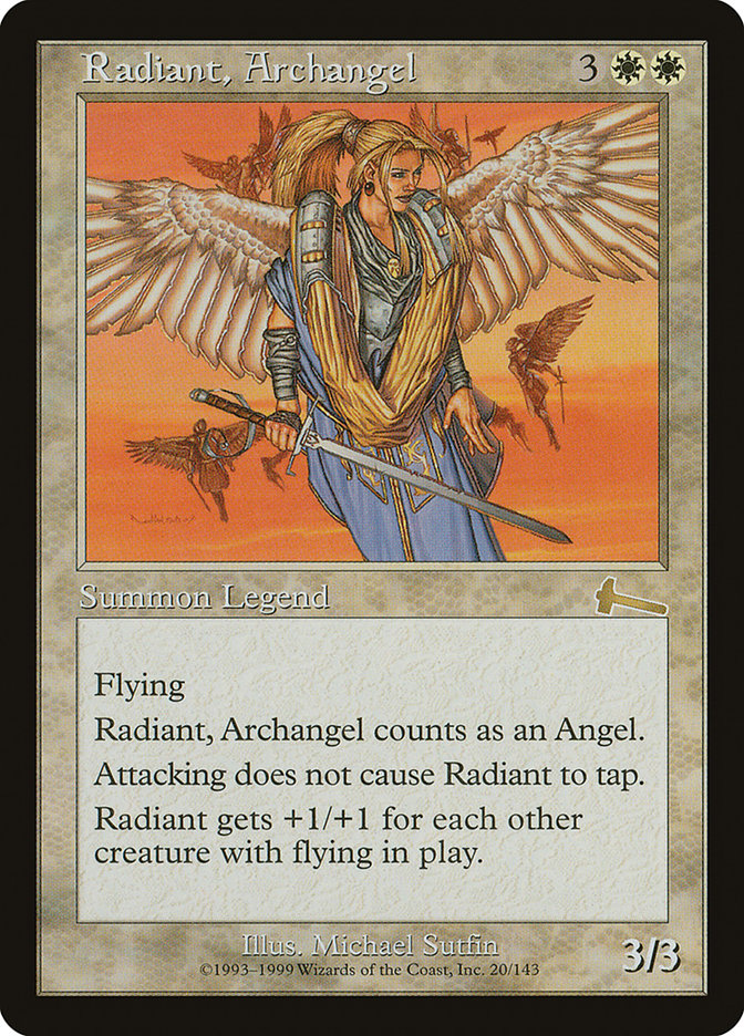 Radiant, Archangel [Urza's Legacy] | Yard's Games Ltd