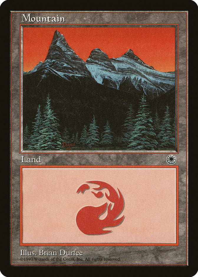 Mountain (9/6 Signature / Tallest Peak Left) [Portal] | Yard's Games Ltd