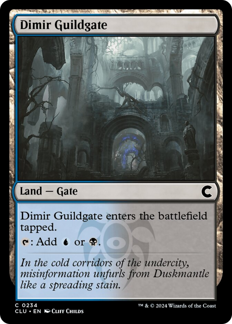 Dimir Guildgate [Ravnica: Clue Edition] | Yard's Games Ltd