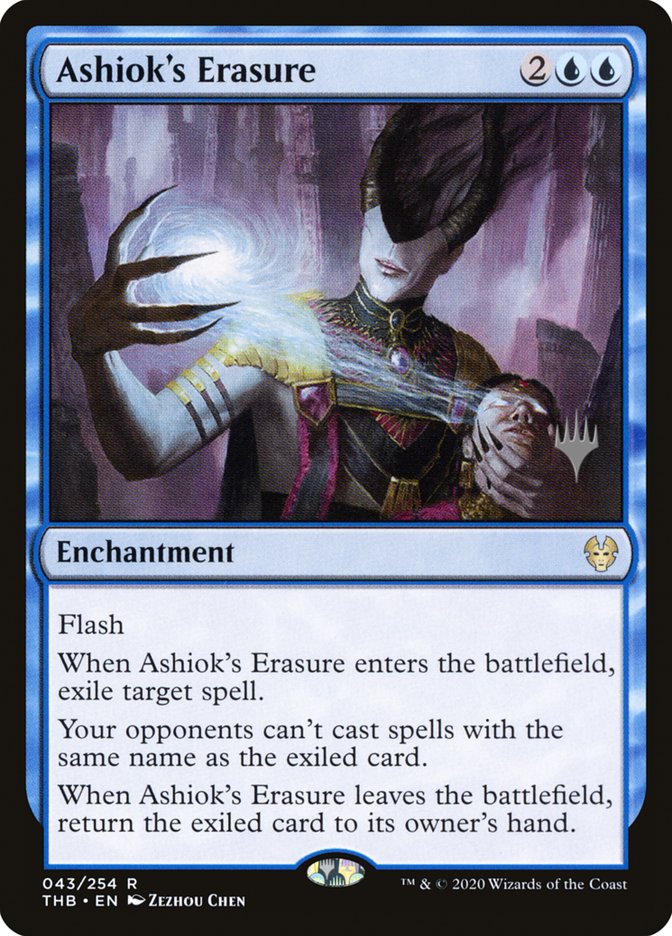 Ashiok's Erasure (Promo Pack) [Theros Beyond Death Promos] | Yard's Games Ltd