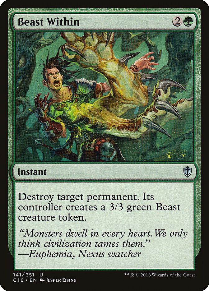 Beast Within [Commander 2016] | Yard's Games Ltd