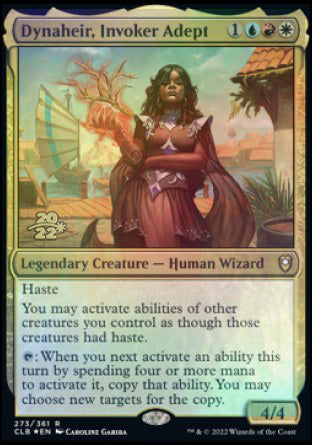 Dynaheir, Invoker Adept [Commander Legends: Battle for Baldur's Gate Prerelease Promos] | Yard's Games Ltd