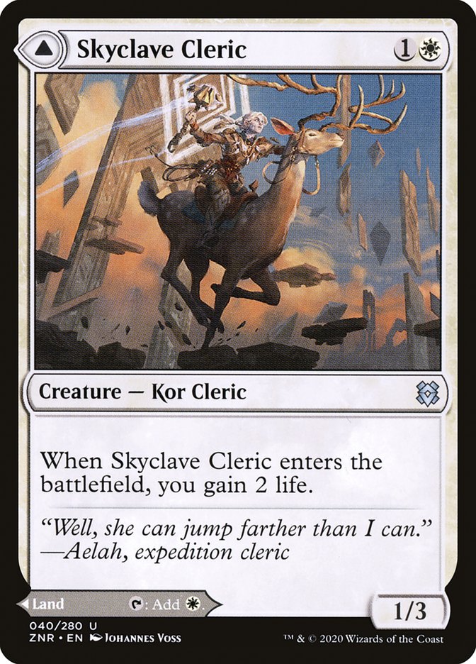 Skyclave Cleric // Skyclave Basilica [Zendikar Rising] | Yard's Games Ltd