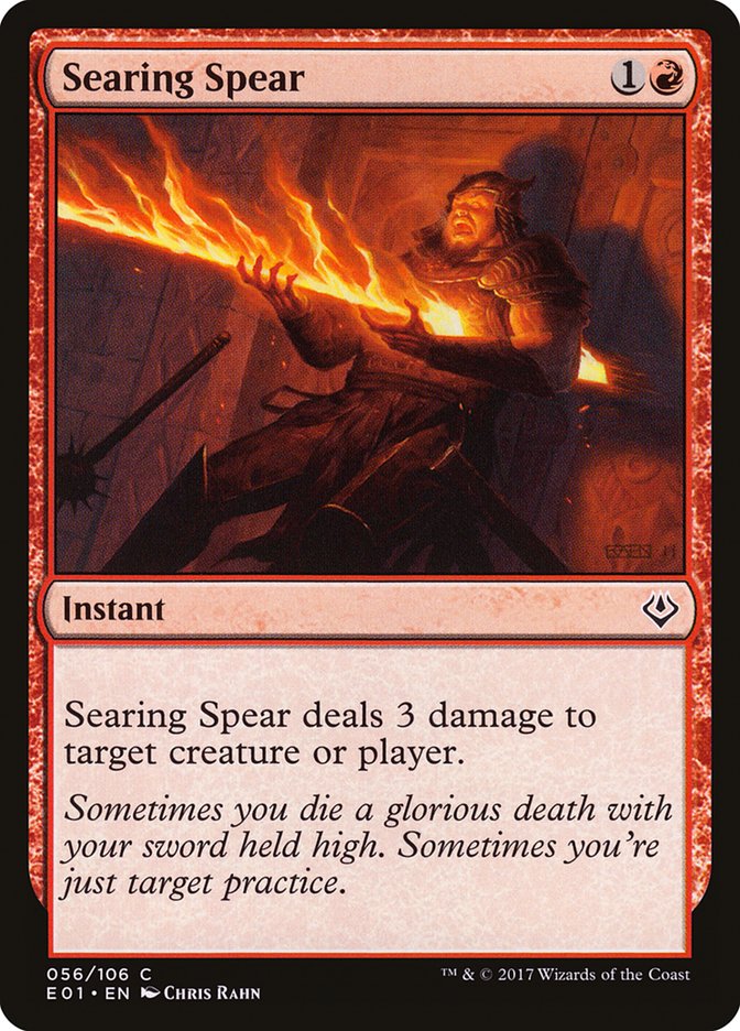 Searing Spear [Archenemy: Nicol Bolas] | Yard's Games Ltd