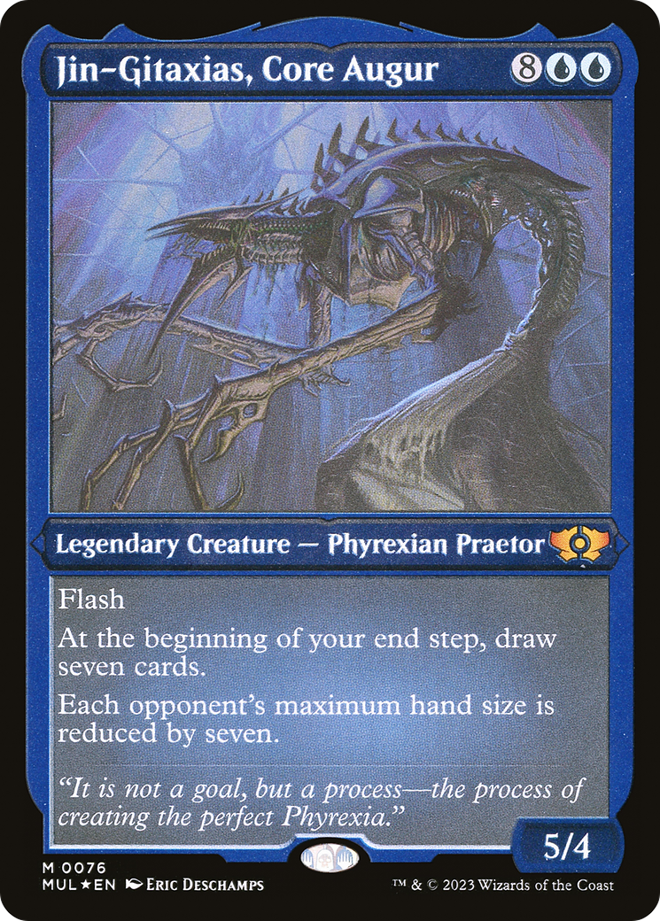 Jin-Gitaxias, Core Augur (Foil Etched) [Multiverse Legends] | Yard's Games Ltd