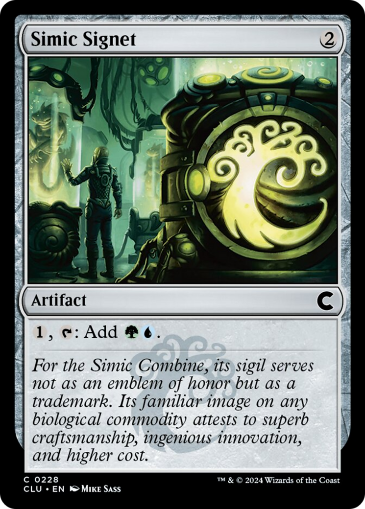 Simic Signet [Ravnica: Clue Edition] | Yard's Games Ltd