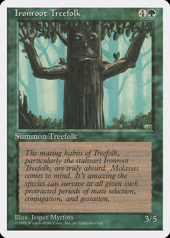 Ironroot Treefolk [Fourth Edition] | Yard's Games Ltd