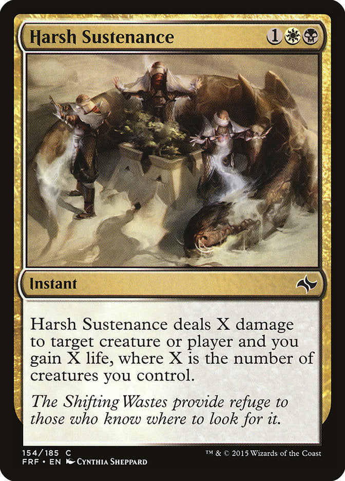 Harsh Sustenance [Fate Reforged] | Yard's Games Ltd