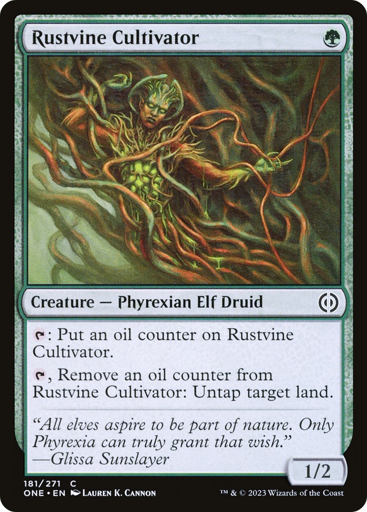 Rustvine Cultivator [Phyrexia: All Will Be One] | Yard's Games Ltd