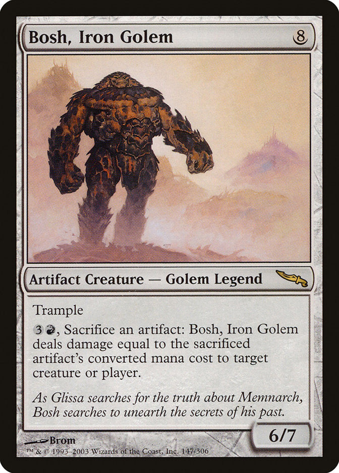 Bosh, Iron Golem [Mirrodin] | Yard's Games Ltd