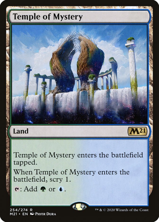 Temple of Mystery [Core Set 2021] | Yard's Games Ltd