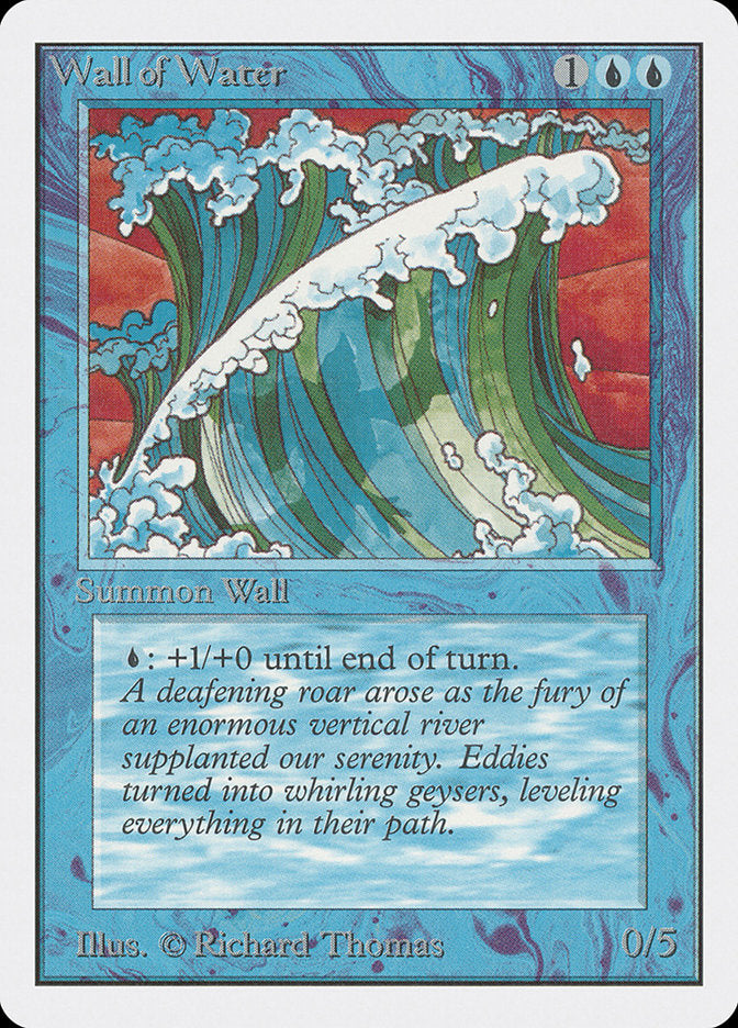 Wall of Water [Unlimited Edition] | Yard's Games Ltd