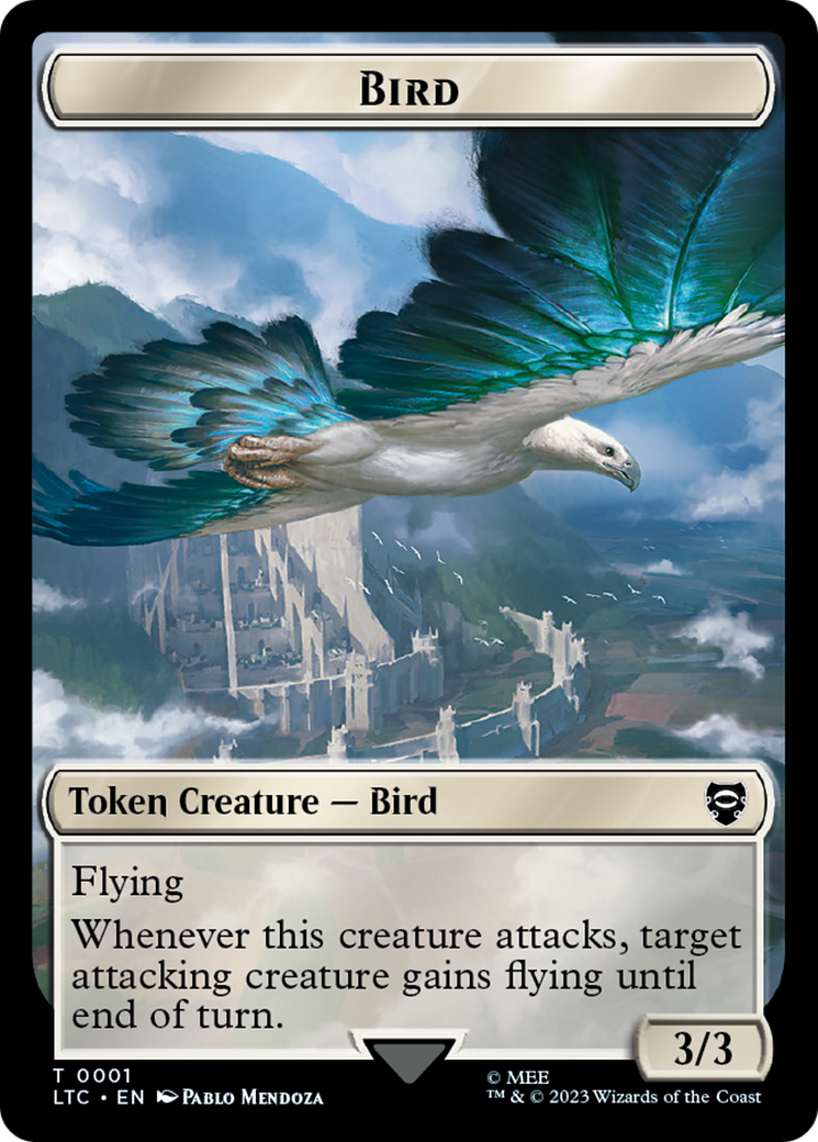 Bird // Food Token [The Lord of the Rings: Tales of Middle-Earth Commander Tokens] | Yard's Games Ltd