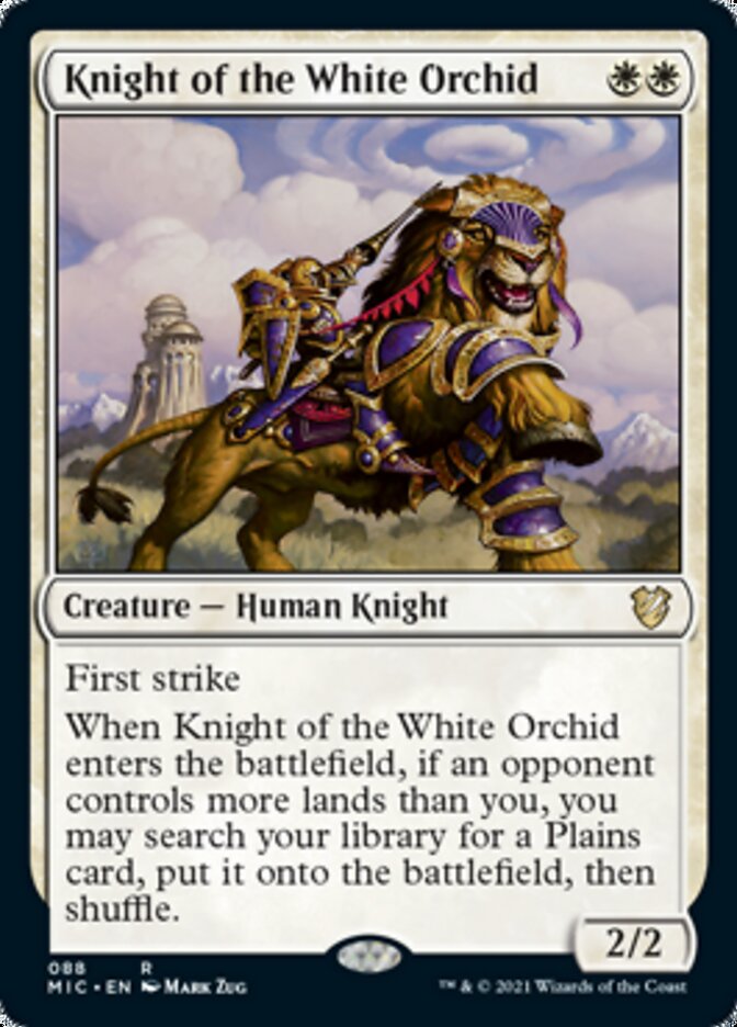 Knight of the White Orchid [Innistrad: Midnight Hunt Commander] | Yard's Games Ltd