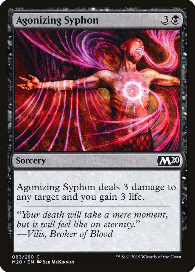 Agonizing Syphon [Core Set 2020] | Yard's Games Ltd