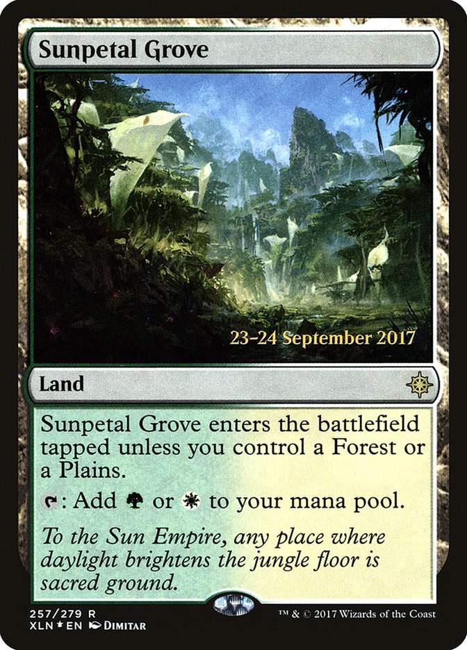 Sunpetal Grove [Ixalan Prerelease Promos] | Yard's Games Ltd