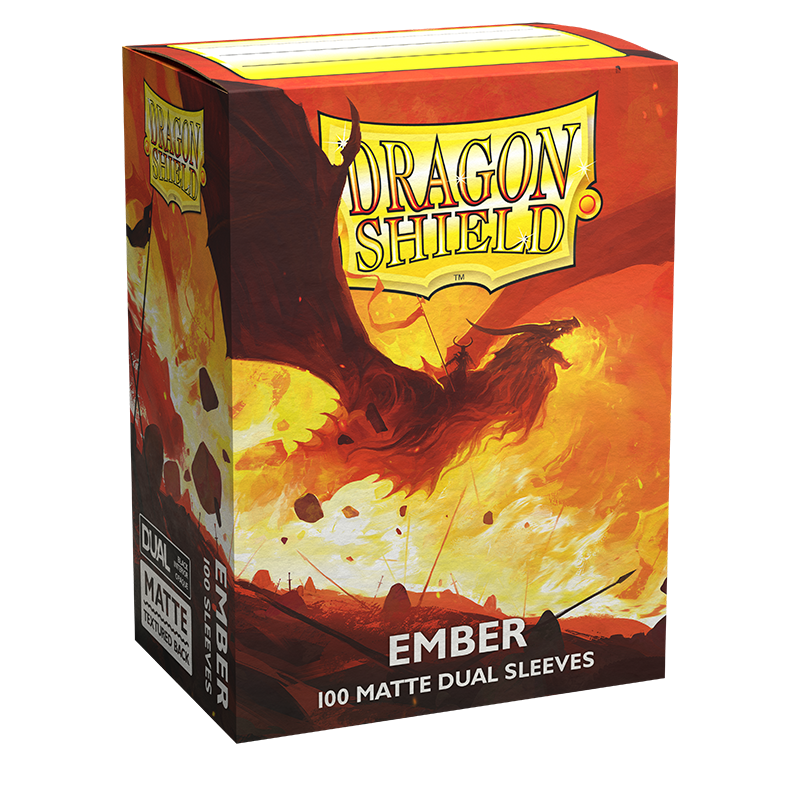 Dragon Shield: Standard 100ct Sleeves - Ember (Dual Matte) | Yard's Games Ltd