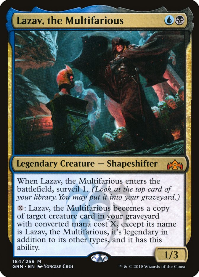 Lazav, the Multifarious [Guilds of Ravnica] | Yard's Games Ltd