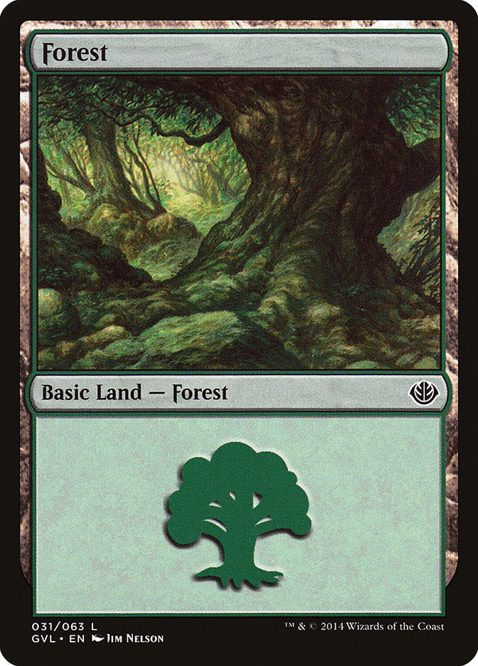 Forest (31) (Garruk vs. Liliana) [Duel Decks Anthology] | Yard's Games Ltd