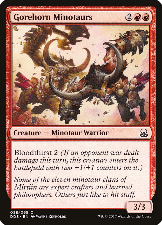 Gorehorn Minotaurs [Duel Decks: Mind vs. Might] | Yard's Games Ltd