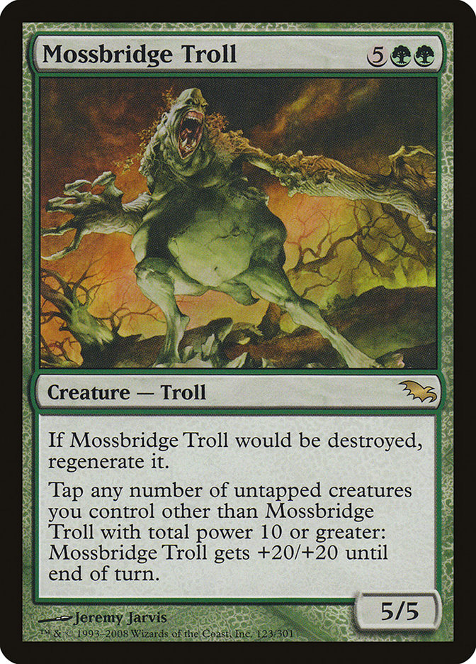 Mossbridge Troll [Shadowmoor] | Yard's Games Ltd