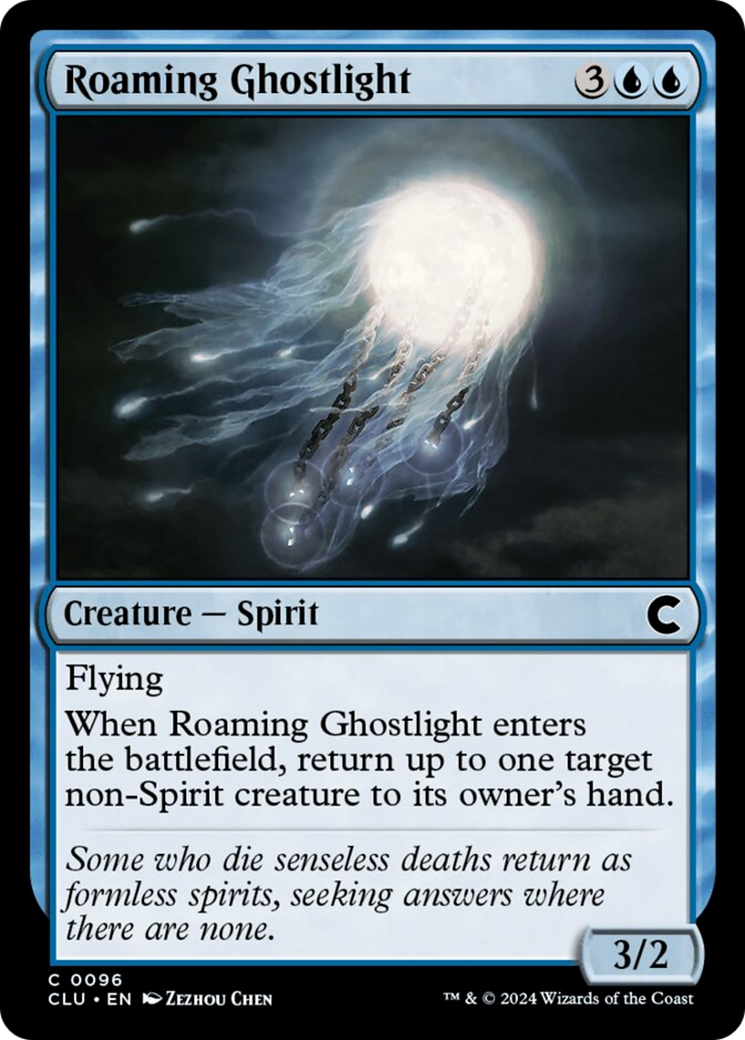 Roaming Ghostlight [Ravnica: Clue Edition] | Yard's Games Ltd