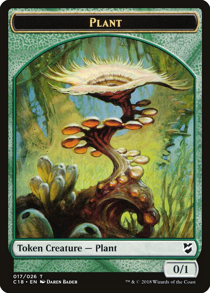 Plant Token [Commander 2018 Tokens] | Yard's Games Ltd