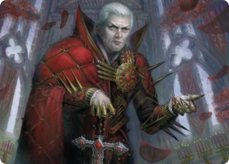 Edgar, Charmed Groom 1 Art Card [Innistrad: Crimson Vow Art Series] | Yard's Games Ltd