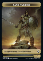 Soldier // Sand Warrior Double-Sided Token [Dominaria United Tokens] | Yard's Games Ltd