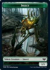 Insect // Dragon Illusion Double-Sided Token [Innistrad: Crimson Vow Tokens] | Yard's Games Ltd