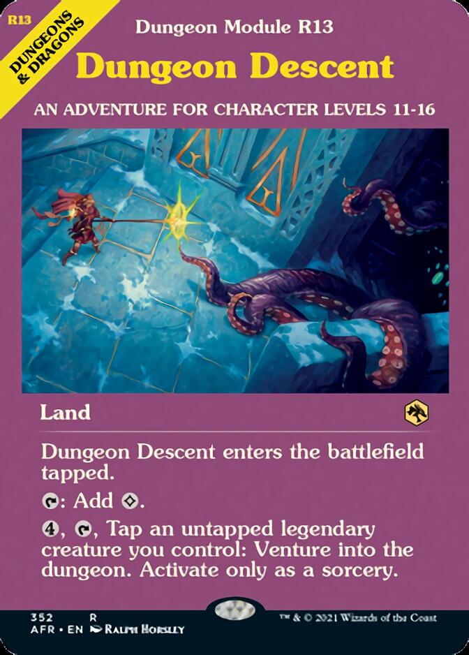 Dungeon Descent (Dungeon Module) [Dungeons & Dragons: Adventures in the Forgotten Realms] | Yard's Games Ltd