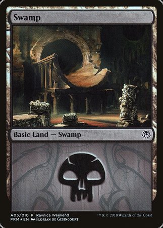 Swamp - Golgari (A05) [GRN Ravnica Weekend] | Yard's Games Ltd