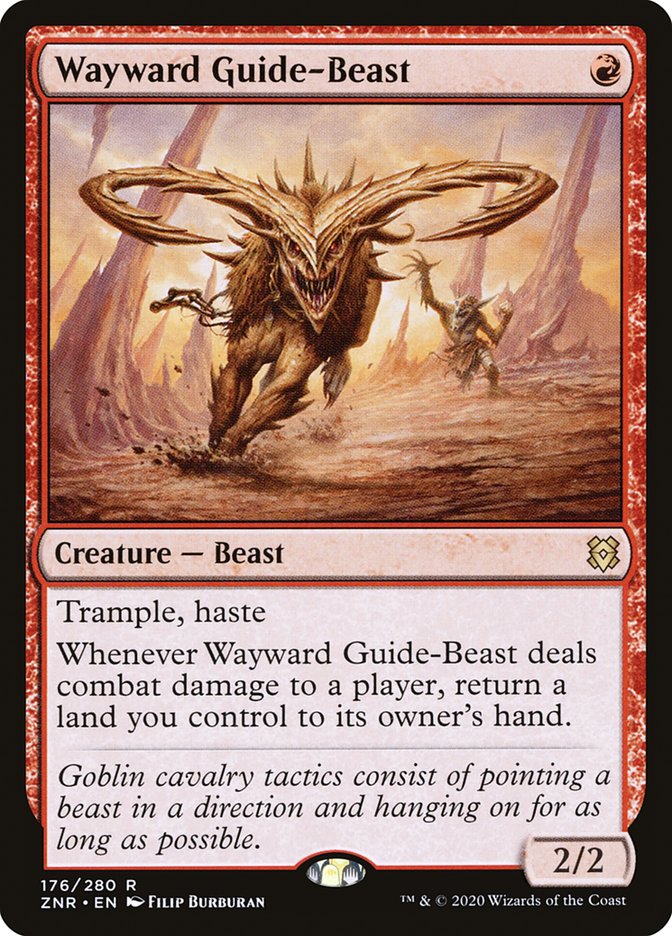 Wayward Guide-Beast [Zendikar Rising] | Yard's Games Ltd