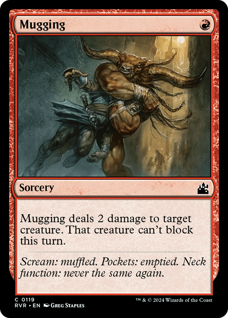 Mugging [Ravnica Remastered] | Yard's Games Ltd