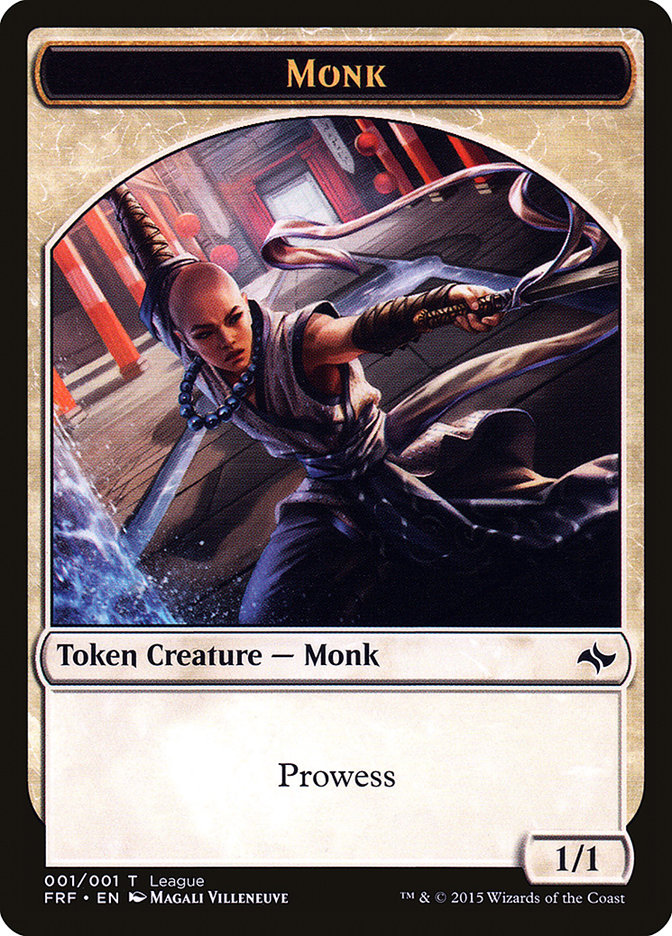 Monk Token [League Tokens 2015] | Yard's Games Ltd