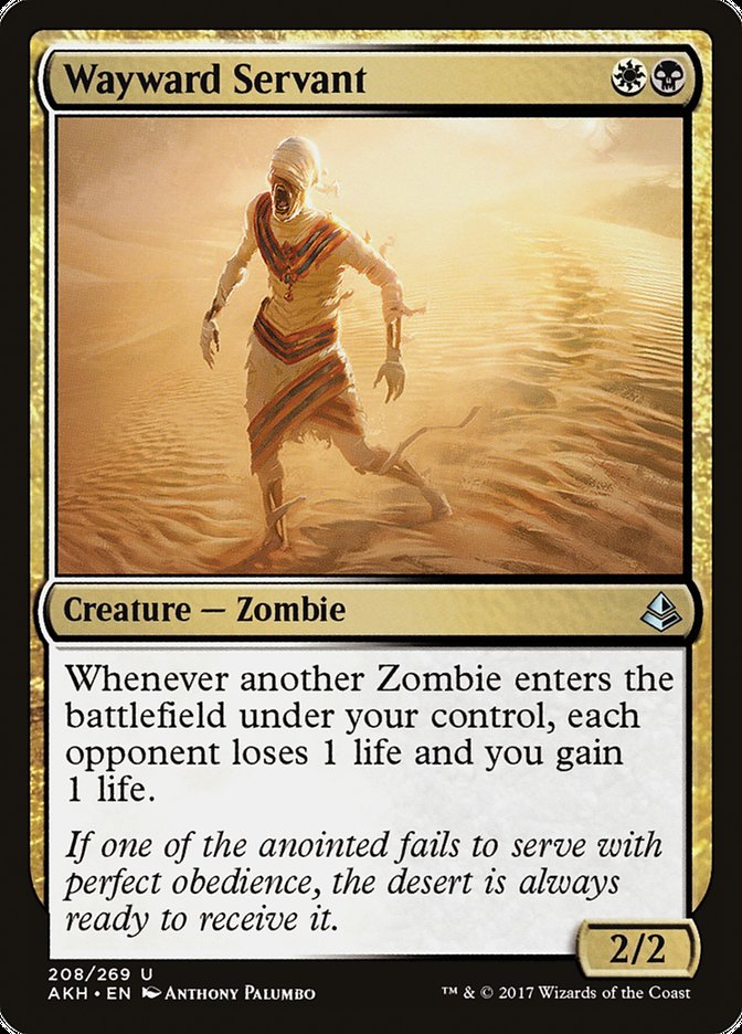 Wayward Servant [Amonkhet] | Yard's Games Ltd