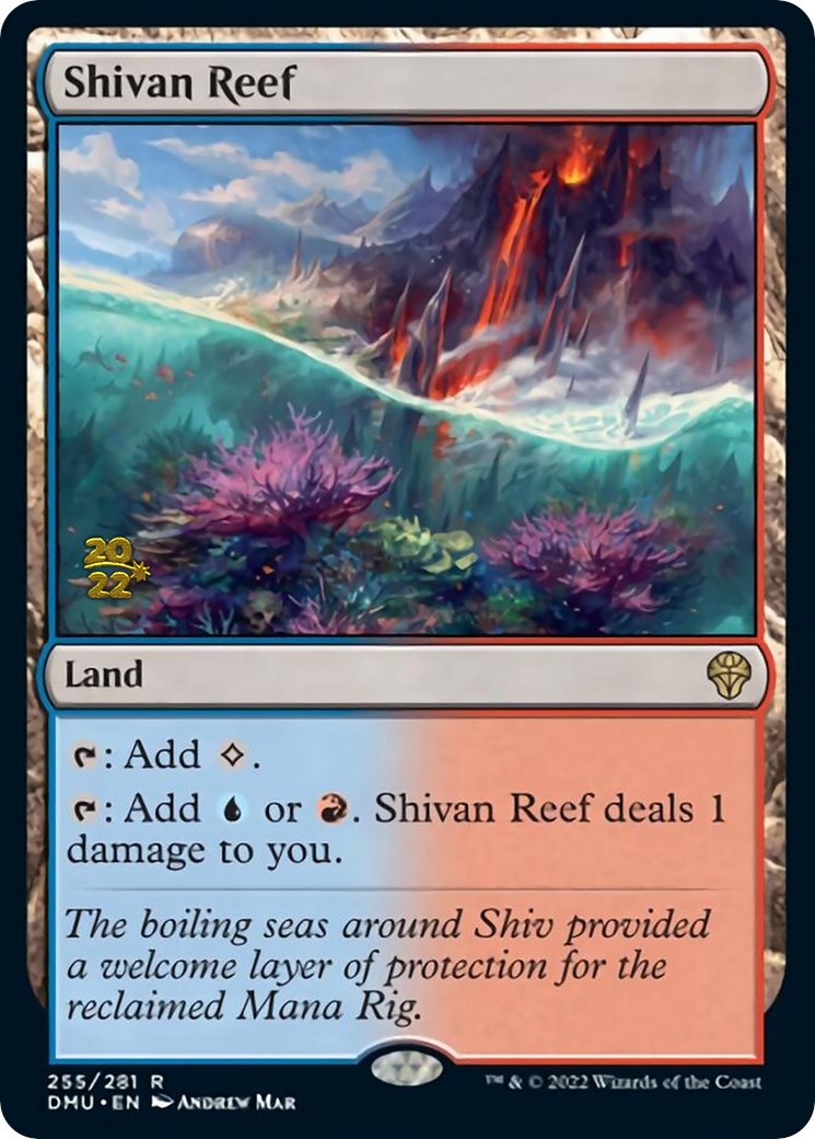 Shivan Reef [Dominaria United Prerelease Promos] | Yard's Games Ltd