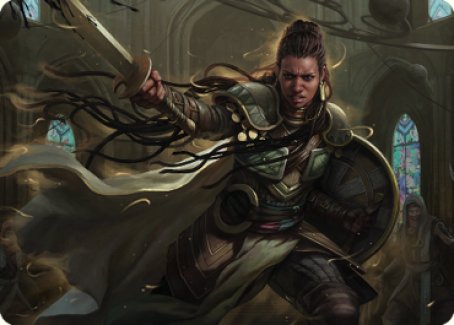 Shanna, Purifying Blade Art Card 1 [Dominaria United Art Series] | Yard's Games Ltd