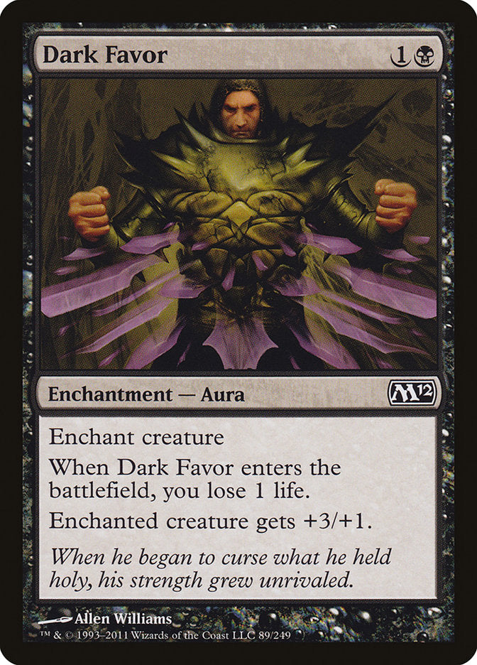 Dark Favor [Magic 2012] | Yard's Games Ltd