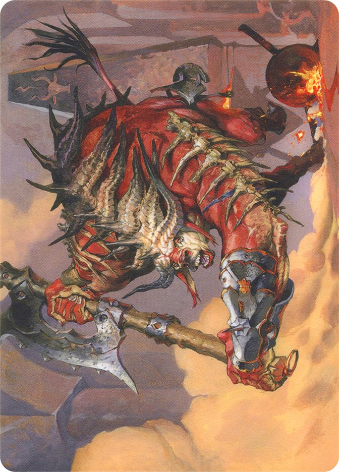 Spinehorn Minotaur // Spinehorn Minotaur [Modern Horizons Art Series] | Yard's Games Ltd