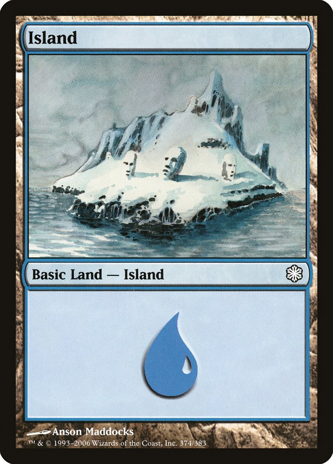 Island (374) [Coldsnap Theme Decks] | Yard's Games Ltd