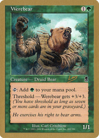 Werebear - 2002 Raphael Levy (ODY) [World Championship Decks 2002] | Yard's Games Ltd