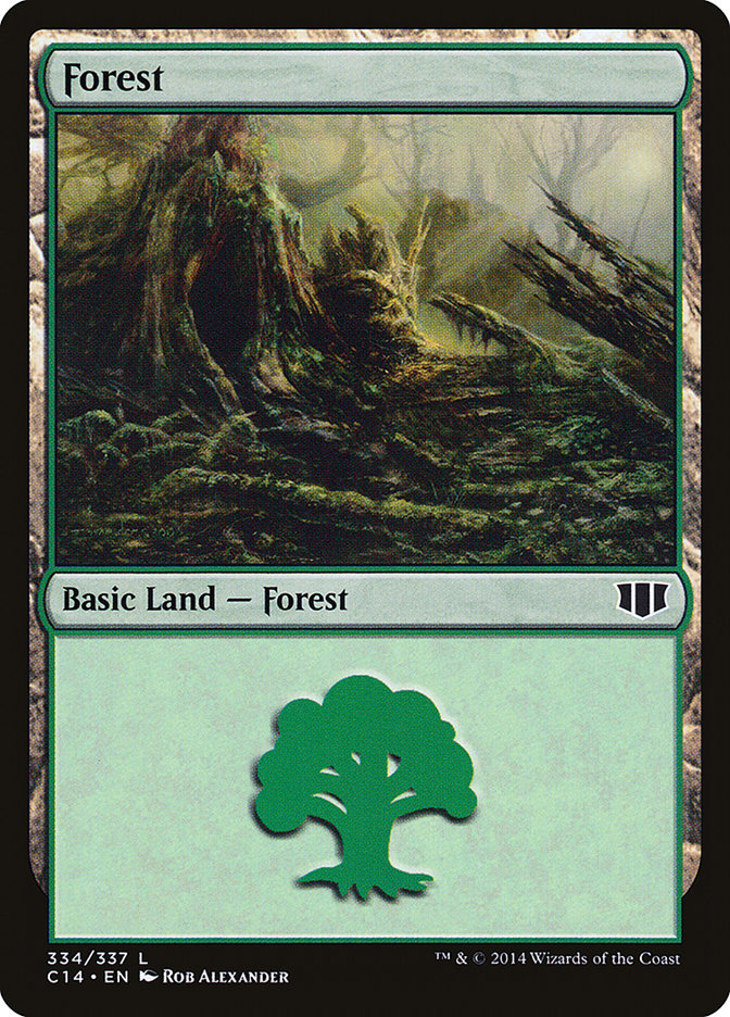 Forest (334) [Commander 2014] | Yard's Games Ltd