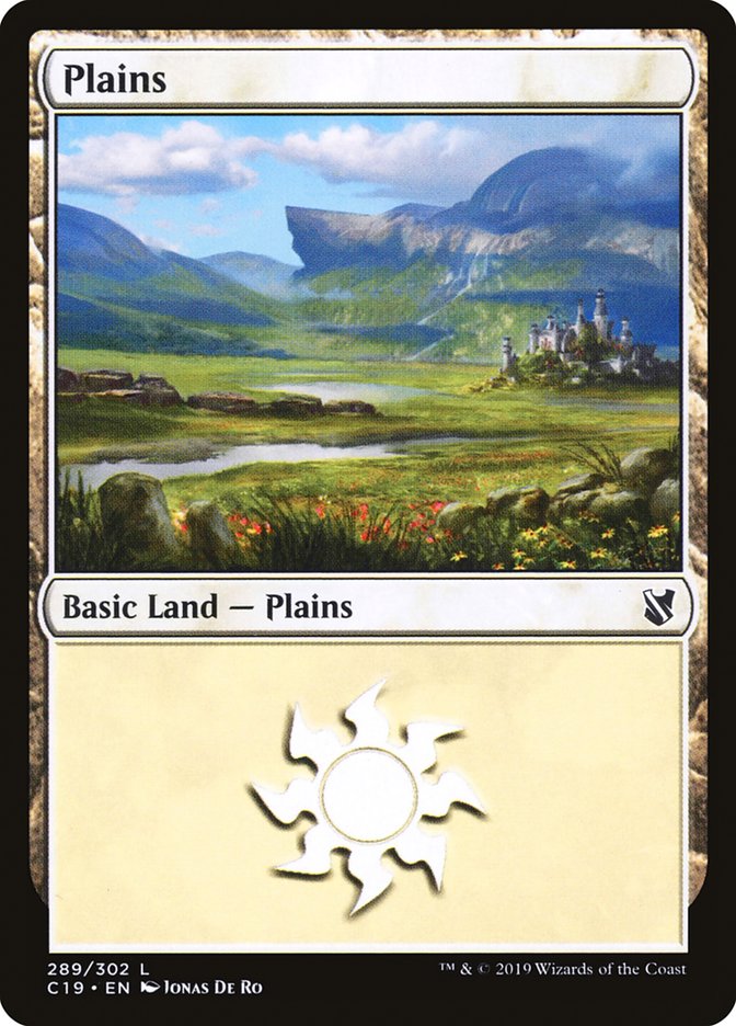 Plains (289) [Commander 2019] | Yard's Games Ltd