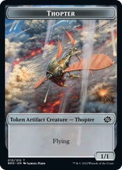 Myr // Thopter (010) Double-Sided Token [The Brothers' War Commander Tokens] | Yard's Games Ltd