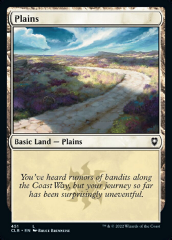 Plains (451) [Commander Legends: Battle for Baldur's Gate] | Yard's Games Ltd