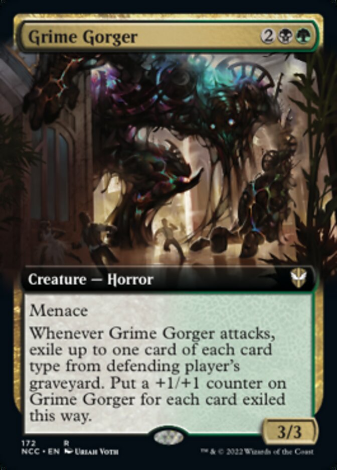 Grime Gorger (Extended Art) [Streets of New Capenna Commander] | Yard's Games Ltd