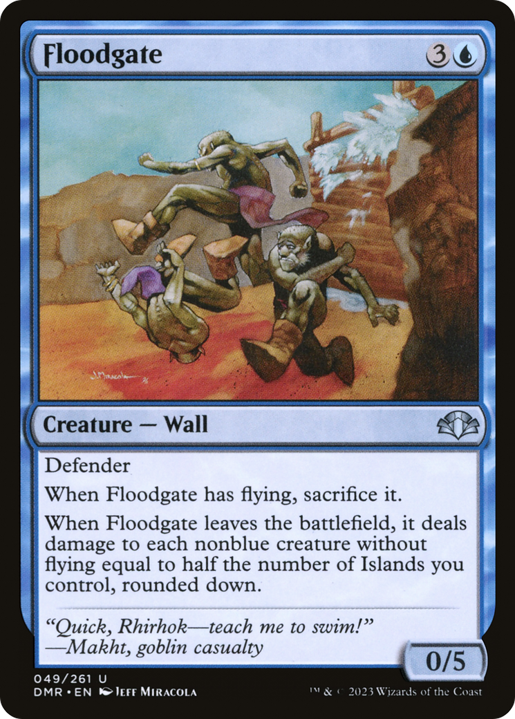 Floodgate [Dominaria Remastered] | Yard's Games Ltd