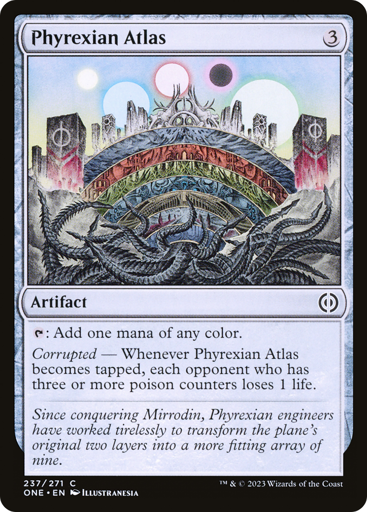 Phyrexian Atlas [Phyrexia: All Will Be One] | Yard's Games Ltd