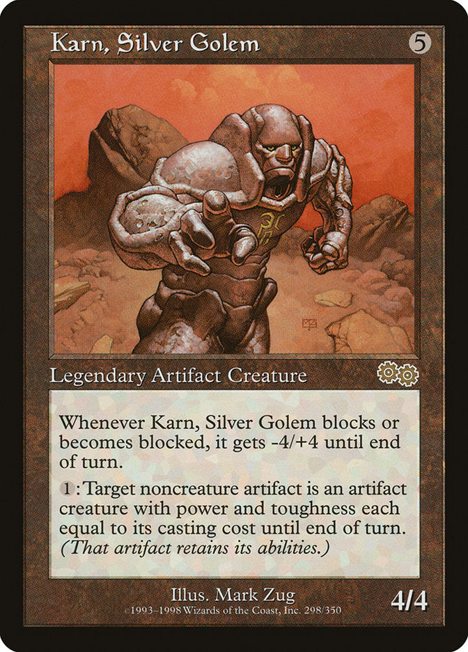 Karn, Silver Golem [Urza's Saga] | Yard's Games Ltd